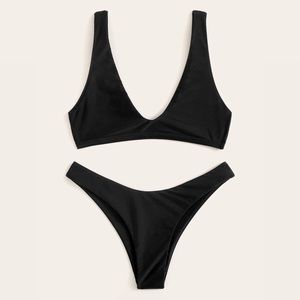 SHEIN, Black Bikini Set